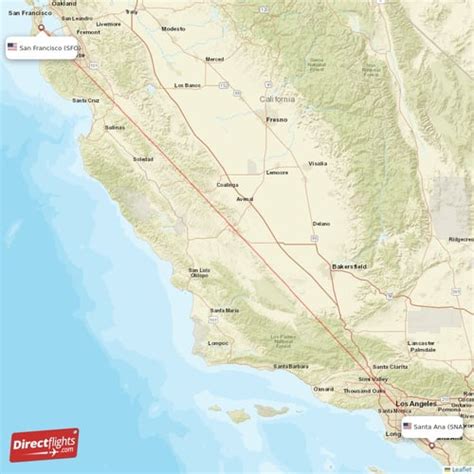 sfo to sna flight time|Direct flights from San Francisco to Santa Ana, SFO。